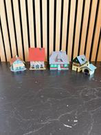 Diorama vakwerkhuisjes H0 kavel raadhuis en kerk, Hobby en Vrije tijd, Modeltreinen | H0, Overige merken, Gebruikt, Gelijkstroom of Wisselstroom