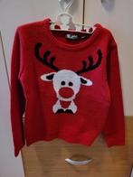 kerst trui maat 110/116 rood rendier, Kinderen en Baby's, Ophalen of Verzenden, Gebruikt, Jongen of Meisje, Trui of Vest