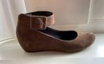 PAUL GREEN * zgan suede ballerina klein sleehakje *39 taupe, Bruin, Verzenden, Ballerina's, Zo goed als nieuw