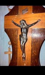 Crucifix… antieke staande uitvoering, mooi, Antiek en Kunst, Antiek | Religie, Ophalen of Verzenden