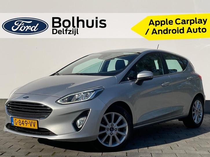 Ford Fiesta EcoBoost 95PK Titanium | Led dagrijverlichting I, Auto's, Ford, Bedrijf, Te koop, Fiësta, ABS, Airbags, Airconditioning