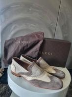 Gucci loafers, mt 44, beige gemêleerd leer/suède/stof, nieuw, Kleding | Heren, Schoenen, Loafers, Overige kleuren, Nieuw, Ophalen of Verzenden