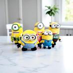 Set van 5 Minions knuffels – met geluid en beweging, Ophalen of Verzenden, Zo goed als nieuw, Overige typen
