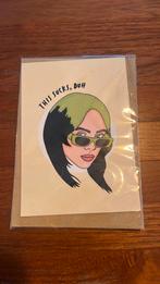 Ansichtkaart & enveloppe Billie Eilish, Ophalen of Verzenden