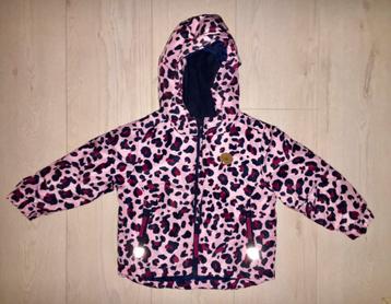 Nieuwe roze jas met luipaardprint beschikbaar voor biedingen