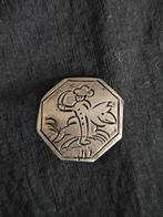 Zilveren ruiter knoop omstreeks 1750, Antiek en Kunst, Ophalen of Verzenden