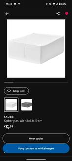 NIEUW Ikea SKUBB opbergtas 43x53x19 cm, Ophalen, Nieuw, 25 tot 50 cm, Minder dan 100 cm