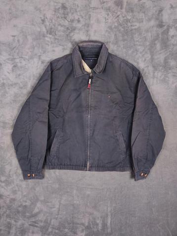 Tommy Hilfiger Jas Harrington L Donkerblauw vintage beschikbaar voor biedingen