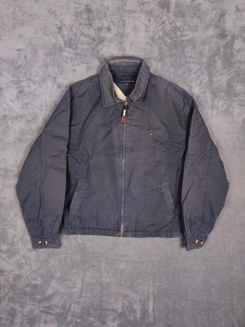 Tommy Hilfiger Jas Harrington L Donkerblauw vintage, Kleding | Heren, Jassen | Zomer, Zo goed als nieuw, Maat 52/54 (L), Blauw