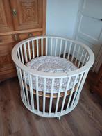 Ronde witte box, Kinderen en Baby's, Boxen, Ophalen, Gebruikt, Rond, Boxkleed