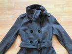 Vila donkergrijze knielange wollen winterjas mt M izgs, Kleding | Dames, Jassen | Winter, Maat 38/40 (M), Vila, Ophalen of Verzenden