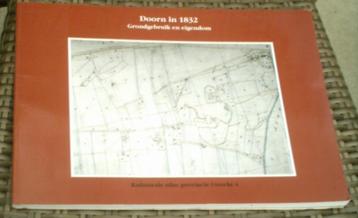  Doorn in 1832. Grondgebruik en eigendom.Atlas Utrecht nr 4. beschikbaar voor biedingen