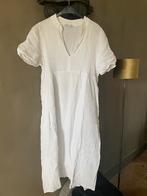 Witte mousseline jurk midi/lang, Kleding | Dames, Azzurro, Maat 38/40 (M), Ophalen of Verzenden, Onder de knie