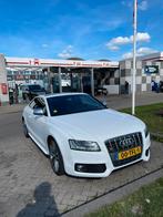 Audi S5 4,2 V8 stage1 383pk bouwjaar 12-2009, Auto's, Automaat, Stof, Wit, 4199 cc