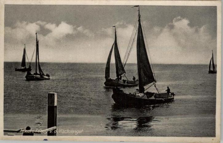 Texel terug van de Visvangst, Verzamelen, Ansichtkaarten | Nederland, Ongelopen, Waddeneilanden, 1920 tot 1940, Verzenden