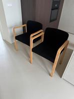 Vintage eetkamerstoelen 2 stuks, Huis en Inrichting, Fauteuils, Ophalen, Gebruikt
