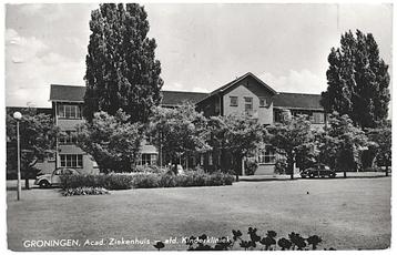958259	Groningen	Acad Ziekenhuis 1962	Gelopen met postzegel  beschikbaar voor biedingen