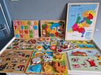 Houten puzzels, Kinderen en Baby's, Speelgoed | Kinderpuzzels, Ophalen, Minder dan 10 stukjes, Gebruikt, 6 maanden tot 2 jaar