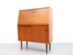 Vintage secretaire wandmeubel teak jaren 60 #Rotundumvintage, Ophalen of Verzenden, Zo goed als nieuw