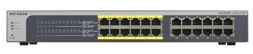 NETGEAR ProSafe Plus JGS524PE switch (POE), Computers en Software, Netwerk switches, Gebruikt, Ophalen