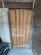 Tuinpoort + 2 sleutels, 200 tot 400 cm, Schuur, Ophalen of Verzenden, Zo goed als nieuw