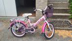 Roze Loekie fiets 16 inch fiets met mandje, Ophalen, Gebruikt, 16 tot 20 inch