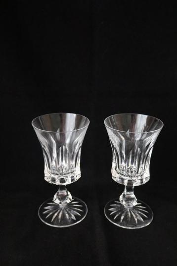 Vintage Daum Chevreuse kristal wijnglazen set van 4 beschikbaar voor biedingen