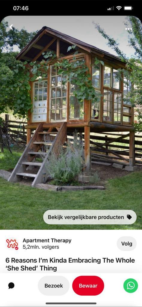 Partij nostalgische kozijnen, Doe-het-zelf en Verbouw, Kozijnen en Schuifpuien, Gebruikt, Raamkozijn, Hout, Ophalen