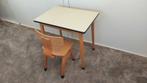 Vintage school set stoel en tafel, Ophalen, Zo goed als nieuw, Tafel(s) en Stoel(en)
