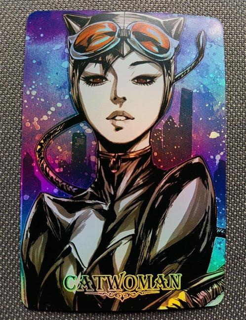 Marvel DC CATWOMAN Batman Holo Trading Card, Verzamelen, Stripfiguren, Nieuw, Plaatje, Poster of Sticker, Superheld, Verzenden