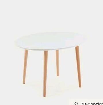 Uitschuifbare ronde eettafel Kave Home beschikbaar voor biedingen