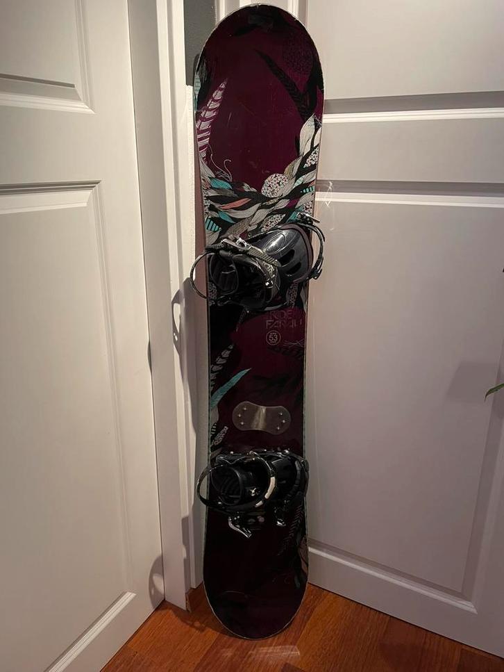 Snowboard Ride 153cm incl bindingen, Sport en Fitness, Snowboarden, Gebruikt, Board, Ophalen