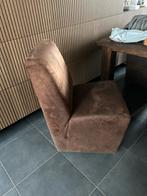 Bruine Stoffen Eetkamerstoel, Huis en Inrichting, Stoelen, Gebruikt, Bruin, Ophalen of Verzenden, Eén