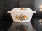 Arcopal dekschaal/ovenschaal fruit de france decor - vintage, Ophalen of Verzenden