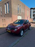 Nissan Juke Visia 1.6 2011 Rood, Auto's, Voorwielaandrijving, Euro 5, Stof, Zwart