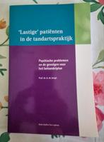 A. de Jongh - Lastige patienten in de tandartspraktijk, Boeken, A. de Jongh, Sociale wetenschap, Ophalen of Verzenden, Zo goed als nieuw