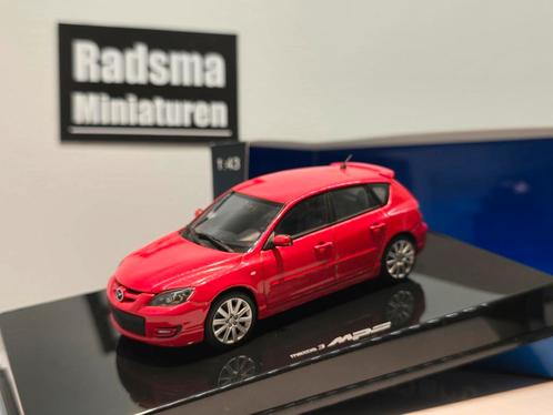 Mazda 3 MPS - Rood - 1:43 AUTOart, Hobby en Vrije tijd, Modelauto's | 1:43, Zo goed als nieuw, Auto, Overige merken, Ophalen of Verzenden