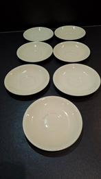 7 Vintage Wood & Sons crème kleurige koffie/thee schotels, Huis en Inrichting, Keuken | Servies, Gebruikt, Ophalen of Verzenden