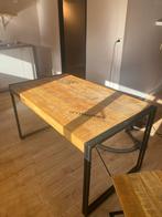 Mango Houten Eettafel + Salontafeltjes, Ophalen, Gebruikt, 100 tot 150 cm, 150 tot 200 cm