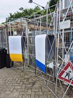 Inklapbare pop-up beurswand met container, Ophalen, Gebruikt