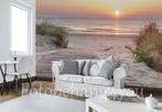 Strandafgang Sunset Beach fotobehang, Fotobehang4you, Huis en Inrichting, Stoffering | Behang, Strand, zee, relax, vakantie, romantisch, zon