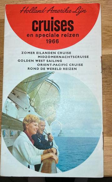 Brochure Holland Amerika Lijn 1966 beschikbaar voor biedingen
