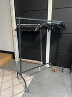 XXL Kledingrek 160 cm hoog, Ophalen, Met wielen, Zo goed als nieuw