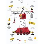 Same en Luca behang heftrucks/werktuigen/unicorns, Ophalen of Verzenden, Nieuw, Wanddecoratie