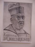 kardinaal Joh. de Jong, Gebruikt, Ophalen of Verzenden, Christendom | Katholiek, Kaart of Prent