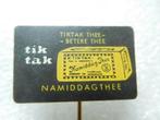 speldje Tik Tak Namiddag thee, Verzamelen, Speldjes, Pins en Buttons, Ophalen of Verzenden, Gebruikt, Overige onderwerpen