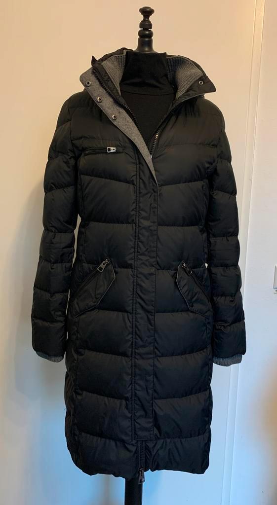 Lange gewatteerde jas, Marc O’Polo. Maat 36. Zwart, Kleding | Dames, Jassen | Winter, Nieuw, Maat 36 (S), Zwart, Ophalen of Verzenden