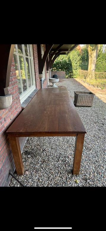 Robuuste teak Houten Tafel van 3 Meter beschikbaar voor biedingen