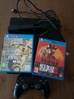 PlayStation 4 met camera en 2x controller, Ophalen, Met 1 controller, Met games, Slim
