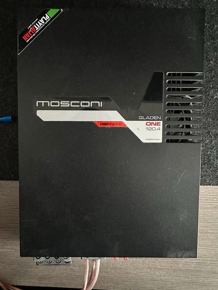 Mosconi Gladen One 120.4 Versterker, Auto diversen, Autospeakers, Gebruikt, Ophalen of Verzenden